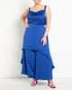 Wide Leg Pant with Attached Overskirt - thumbnail