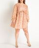 Clipped Jacquard Ruffle Mini Dress - thumbnail