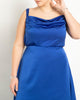 Satin Cowl Neck Tank - thumbnail