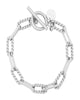Enzo Toggle Chain Bracelet 6.5" Silver - thumbnail