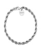 Rosa Anklet 11" Silver - thumbnail