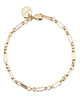 Small Multi Link Chain Bracelet 6" Gold - thumbnail