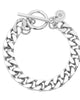 Tara Toggle Bracelet 7" Silver - thumbnail
