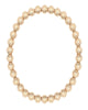 Small Gold Ball Bracelet 6" Gold - thumbnail