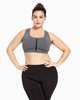 Marne Performance Zip Sports Bra - thumbnail