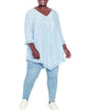 Ellie Pintuck Lace Top - thumbnail