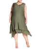 Leslie Button Dress - thumbnail