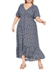 Sasha Flutter Sleeve Maxi - thumbnail