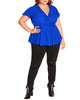 Brenna Frills Wrap Top - thumbnail