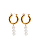 BEE HOOP EARRINGS - thumbnail