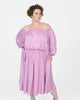 Edwina Midi Off Shoulder Dress - thumbnail