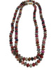 Multi Color Tourmaline Beads  Double Stand Necklace - thumbnail