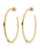 1.5" Ava Hoops Gold - thumbnail