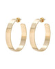 1.5" Skylar Hoops Gold - thumbnail
