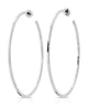 2.5" Ava Hoops Silver - thumbnail