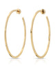 2" Ava Hoops Gold - thumbnail