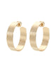 1.25" Logan Hoops Gold - thumbnail