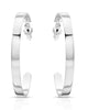 2.5" Isla Hoops Silver - thumbnail