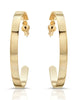 2.5" Isla Hoops Gold - thumbnail