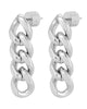 Valentina 4 Link Drop Earrings Silver - thumbnail