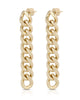 Valentina 8 Link Drop Earrings Gold - thumbnail