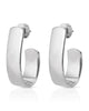 Ophelia Hoops Silver - thumbnail