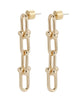 Margaux 4 Link Drop Earrings Gold - thumbnail