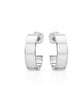 Mini Cora Huggie Hoops Silver - thumbnail