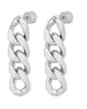 Taraji 4 Link Drop Earrings Silver - thumbnail