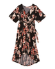 Beverly Hills High-Low Wrap Dress - thumbnail