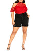 Kaliyah Cross-Tie Waist Short - thumbnail