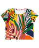 Abstract Botanical Crop Tee - thumbnail