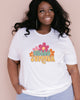 Hello Summer Flowers Short Sleeve Graphic Tee - thumbnail