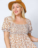Zahara Smocked Puff Sleeve Top - thumbnail