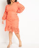 Eyelet Midi Skirt - thumbnail