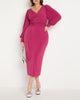 Cross Front Midi Dress - thumbnail