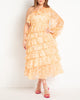 Chiffon Ruffled Dress - thumbnail