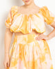 Shirred Puff Sleeve Top - thumbnail