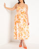 Printed Halter Dress - thumbnail