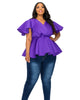 Siobhan Peplum Top - thumbnail