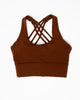 Crisscross Crop Sports Bra - thumbnail
