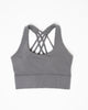 Crisscross Crop Sports Bra - thumbnail