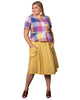 Claire Button-Front Midi Skirt - thumbnail