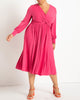 Knot Front Pleated Skirt Dress - thumbnail
