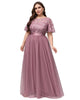 Sequin Leaf Floor-length Evening Dress - thumbnail