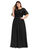 Sequin Leaf Floor-length Evening Dress - thumbnail