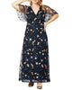 Embroidered Elegance Evening Gown - thumbnail