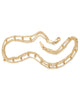 Triple-Strand Beaded Ankle Bracelet in Gold-Plated Sterling Silver - thumbnail