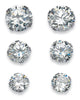 5.15 TCW Round Cubic Zirconia 10k White Gold Stud 3-Pairs Earrings Set - thumbnail