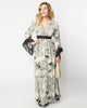 Unique Vintage Psychedelic Goddess Print Maxi Dress - thumbnail